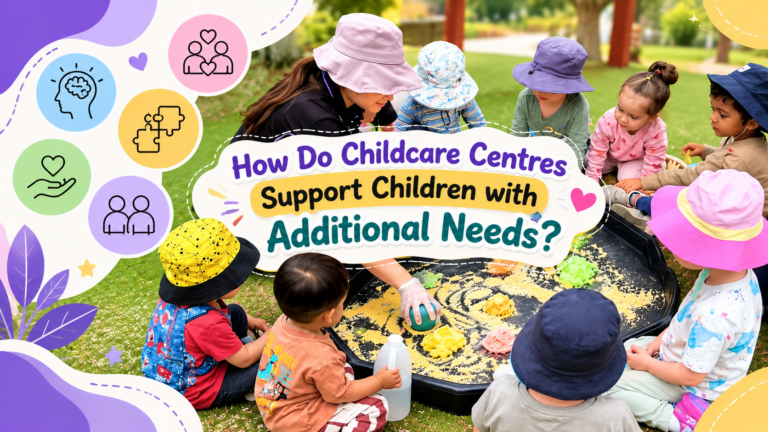 How do childcare centres support children with additional needs